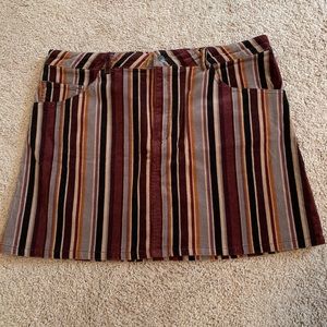 Wild Fable corduroy striped skirt!